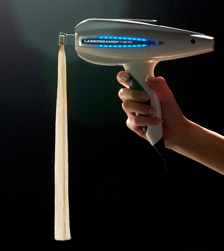 Haarverlängerung mit Weltneuheit Laserbeamer Nano